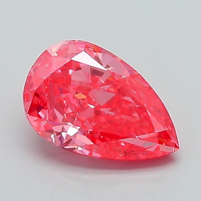 1.02 Ct. Fancy Vivid Pink Pear Lab Grown Diamond