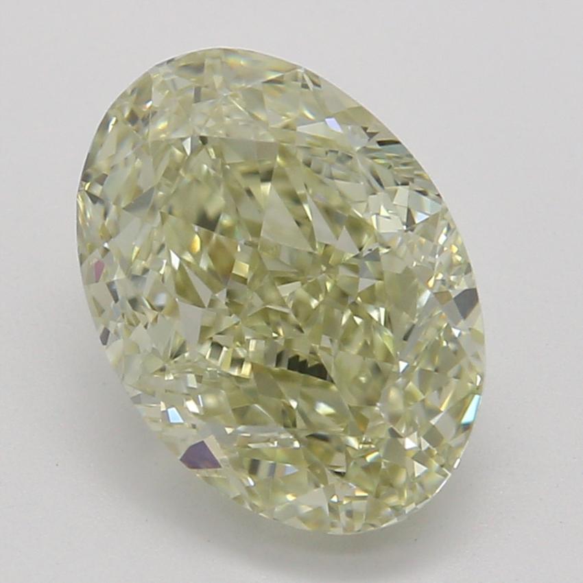 1.52 Ct. Fancy Light Brownish Greenish Yellow Oval Diamond