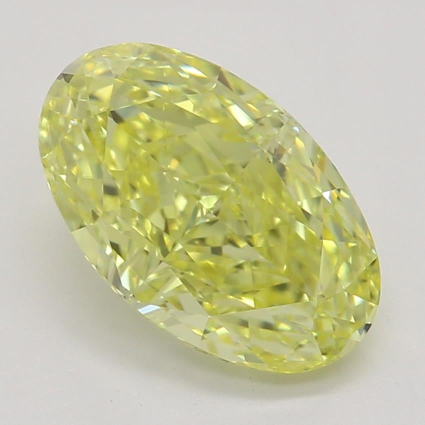 1.30 Ct. Fancy Intense Yellow Oval Diamond