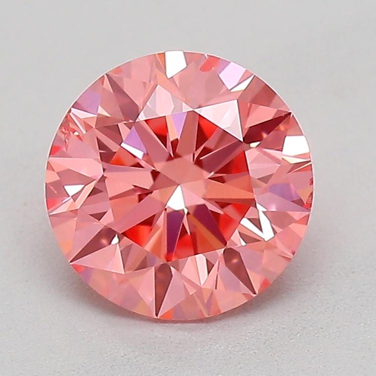 0.86 Ct. Fancy Vivid  Pink Round Lab Grown Diamond