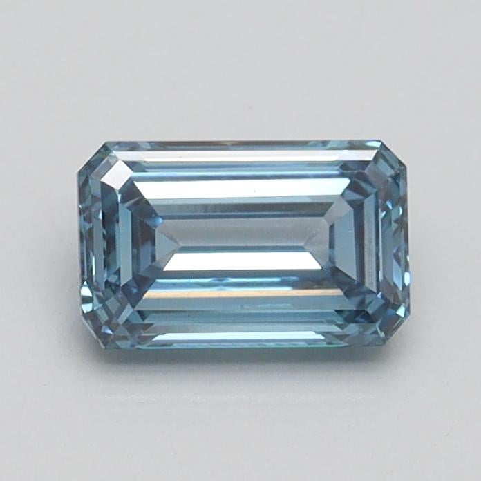 0.70 Ct. Fancy Intense Blue Emerald Lab Grown Diamond