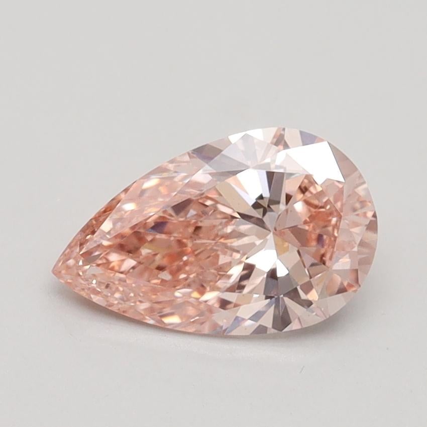 1.00 Ct. Fancy Intense Orangy Pink Pear Lab Grown Diamond