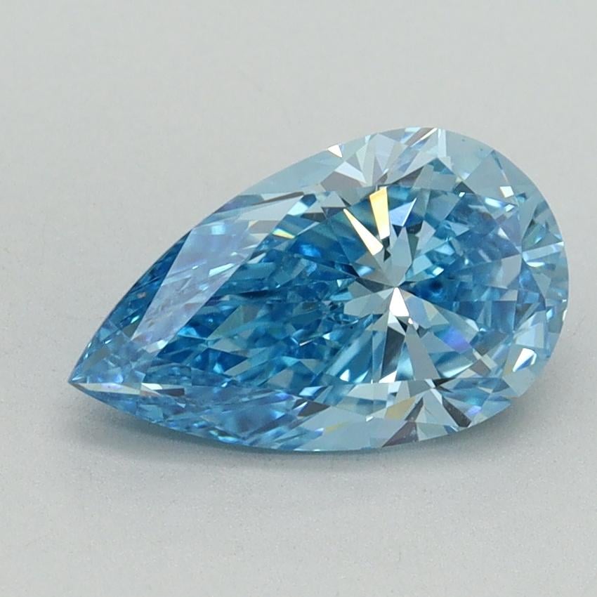 1.50 Ct. Fancy Vivid Blue Pear Lab Grown Diamond