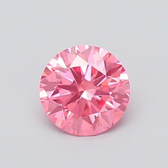 1.10 Ct. Fancy Vivid  Pink Round Lab Grown Diamond