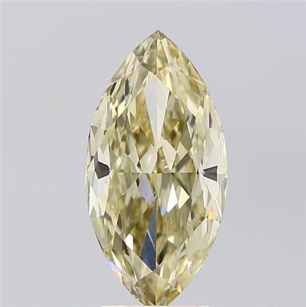 3.03 Ct. Fancy Light  Yellow Marquise Lab Grown Diamond