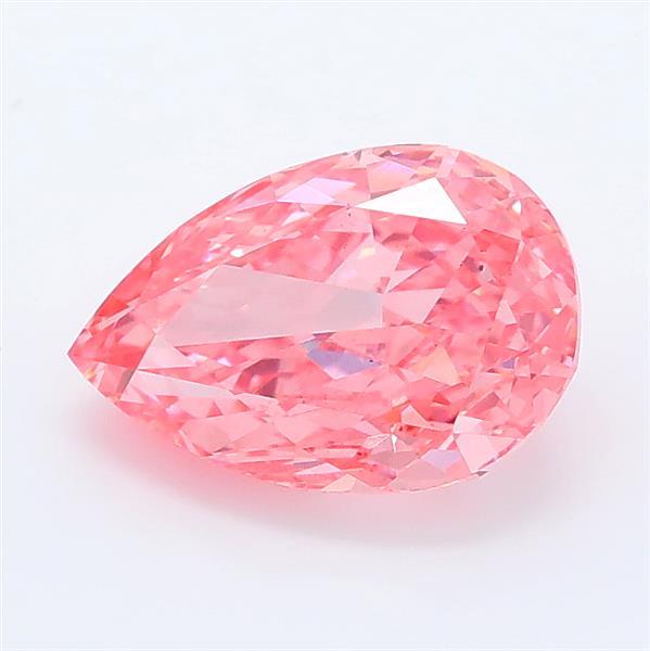 1.72 Ct. Fancy Vivid Pink Pear Lab Grown Diamond