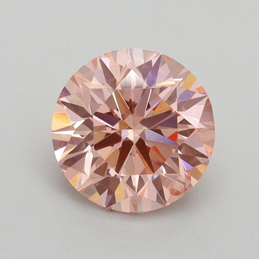 1.70 Ct. Fancy Intense Pink Round Lab Grown Diamond