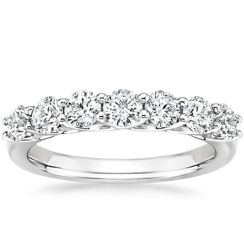 seven stone diamond band