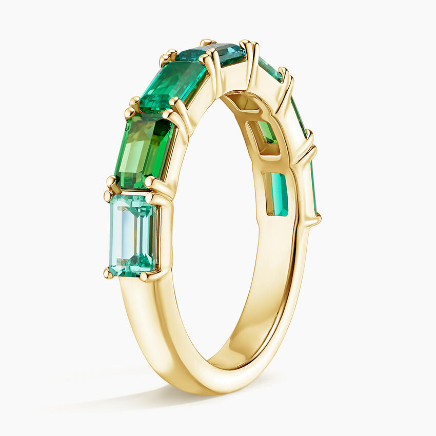 Luxe Spring Ombre Emerald Cut Ring