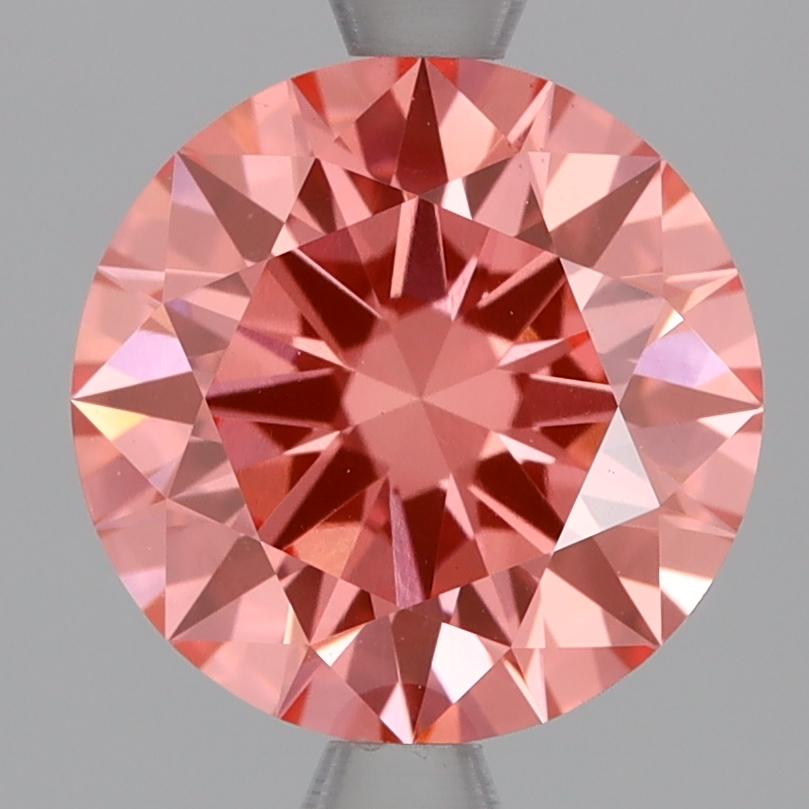 2.07 Ct. Fancy Vivid Pink Round Lab Grown Diamond