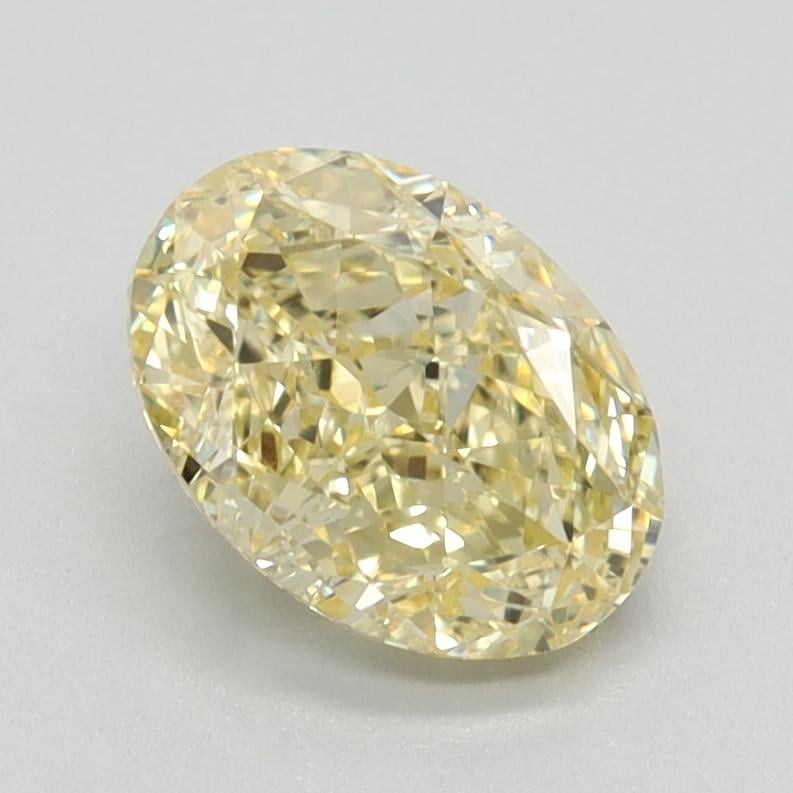 1.23 Ct. Fancy Intense Yellow Oval Lab Grown Diamond