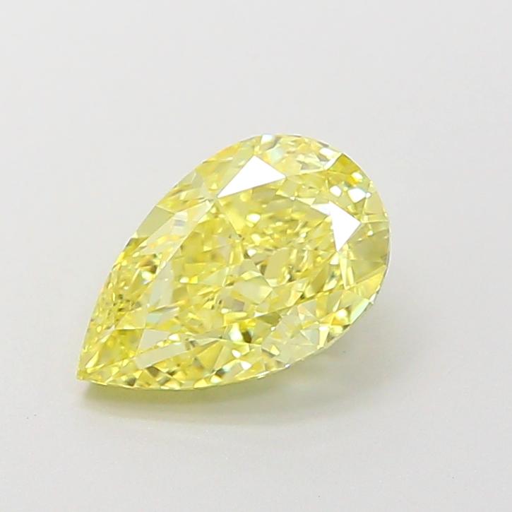 1.33 Ct. Fancy Intense Yellow Pear Lab Grown Diamond