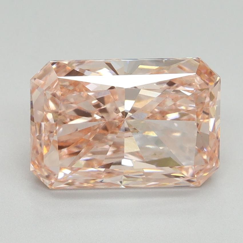 3.01 Ct. Fancy Vivid Pink Radiant Lab Grown Diamond