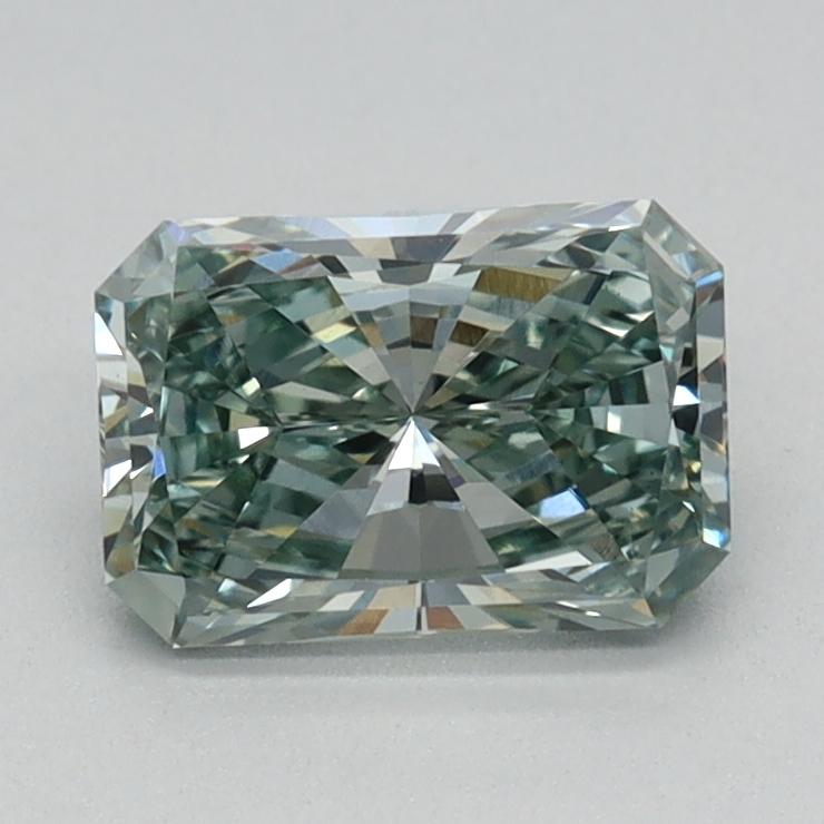 0.79 Ct. Fancy Intense Green Radiant Lab Grown Diamond