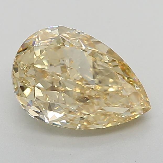 1.56 Ct. Fancy Intense Brownish Yellow Pear Lab Grown Diamond