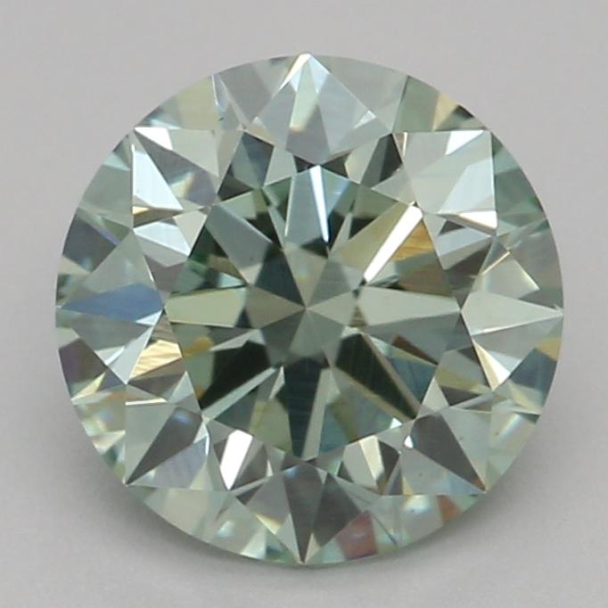 1.05 Ct. Fancy Green Round Lab Grown Diamond