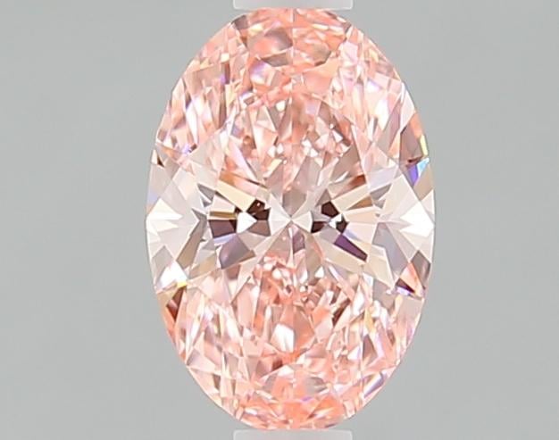 1.00 Ct. Fancy Vivid Pink Oval Lab Grown Diamond