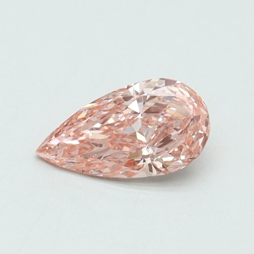 0.54 Ct. Fancy Vivid Pink Pear Lab Grown Diamond