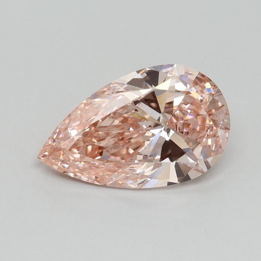 2.01 Ct. Fancy Vivid Pink Pear Lab Grown Diamond