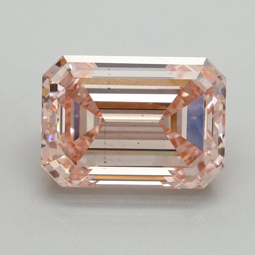 3.15 Ct. Fancy Intense Pink Emerald Lab Grown Diamond