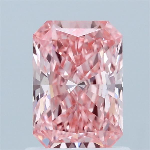 1.05 Ct. Fancy Vivid  Pink Radiant Lab Grown Diamond