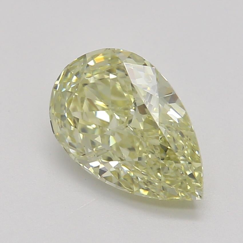 0.91 Ct. Fancy Yellow Pear Diamond
