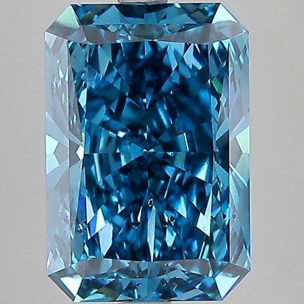 5.00 Ct. Fancy Vivid Blue Radiant Lab Grown Diamond