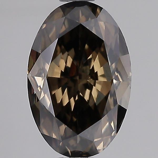 2.03 Ct. Fancy Brown Oval Lab Grown Diamond