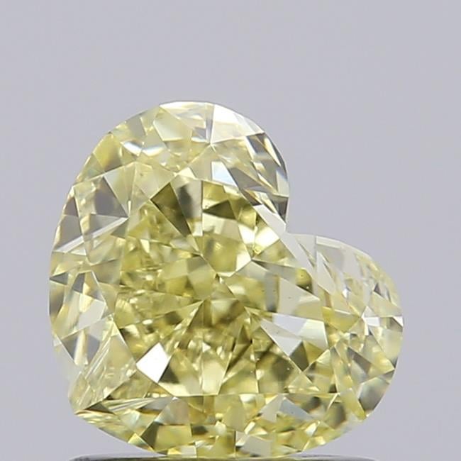 1.09 Ct. Fancy Intense Yellow Heart Lab Grown Diamond