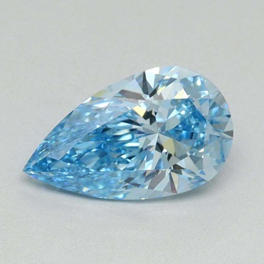 1.00 Ct. Fancy Vivid Blue Pear Lab Grown Diamond
