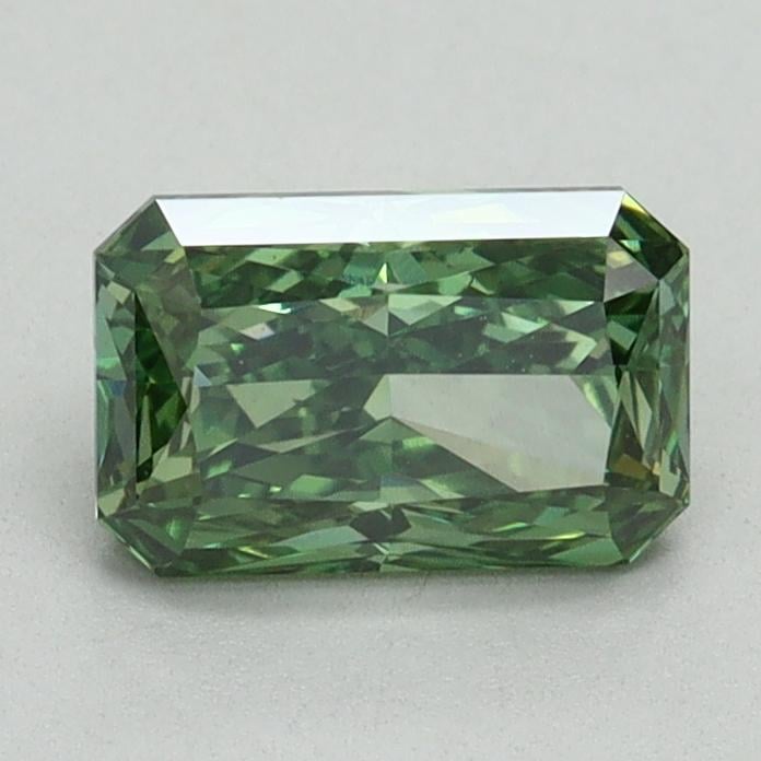 1.05 Ct. Fancy Vivid Green Radiant Lab Grown Diamond