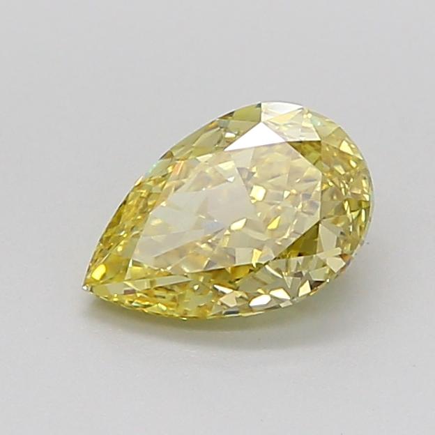 1.01 Ct. Fancy Intense Yellow Pear Lab Grown Diamond
