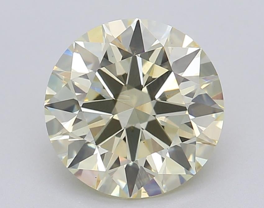 2.03 Ct. Fancy Light Yellow Round Lab Grown Diamond