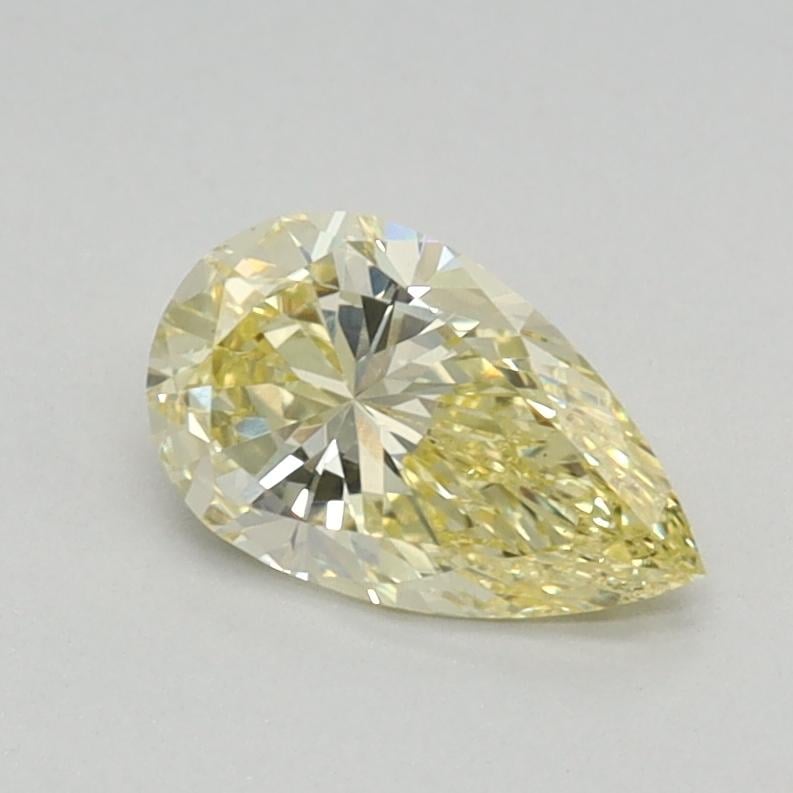 0.51 Ct. Fancy Intense Yellow Pear Lab Grown Diamond