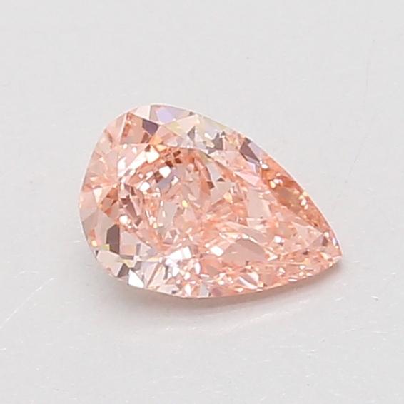 0.59 Ct. Fancy Vivid Pink Pear Lab Grown Diamond