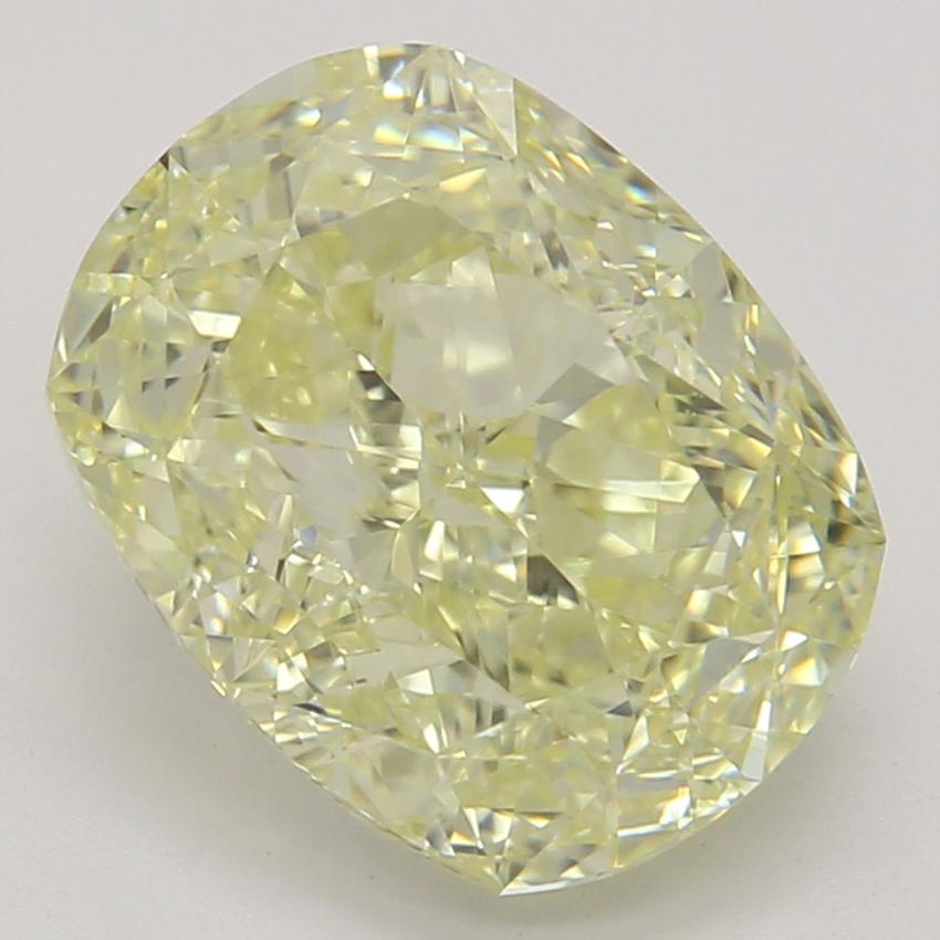 2.22 Ct. Fancy Light Yellow Cushion Diamond