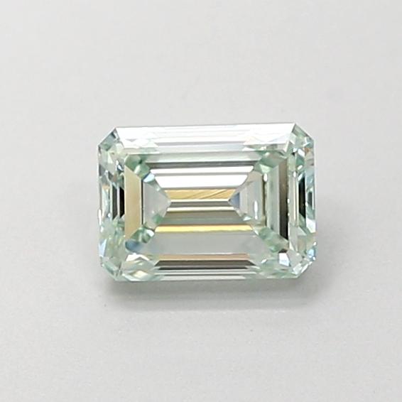 0.71 Ct. Fancy Intense  Green Emerald Lab Grown Diamond