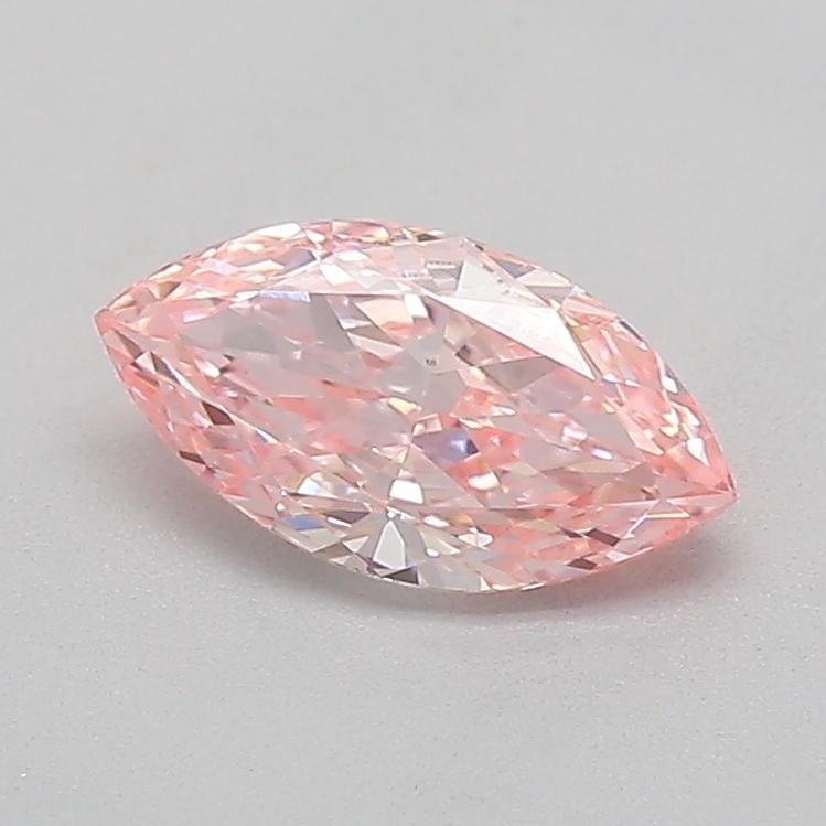 0.52 Ct. Fancy Intense  Pink Marquise Lab Grown Diamond