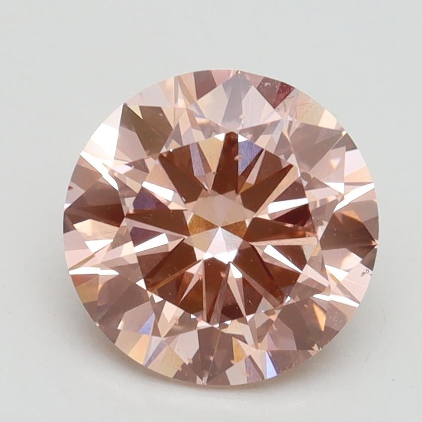 2.30 Ct. Fancy Intense Pink Round Lab Grown Diamond
