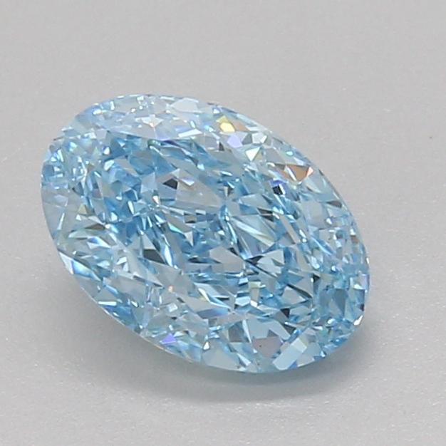 1.50 Ct. Fancy Vivid Blue Oval Lab Grown Diamond