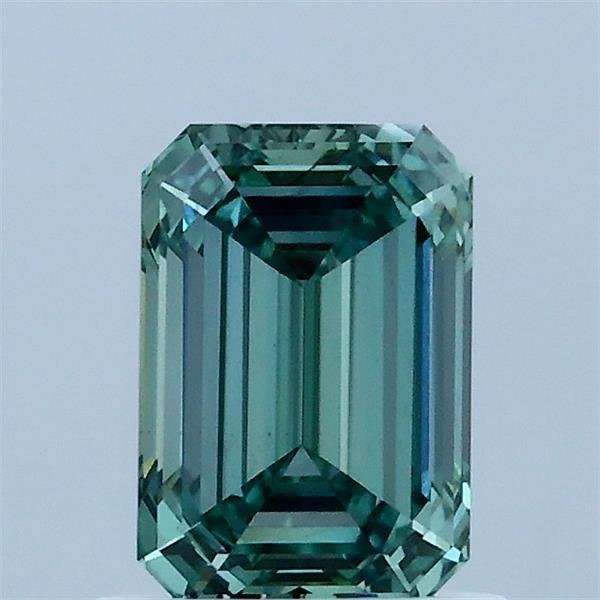 1.01 Ct. Fancy Vivid Green Emerald Lab Grown Diamond