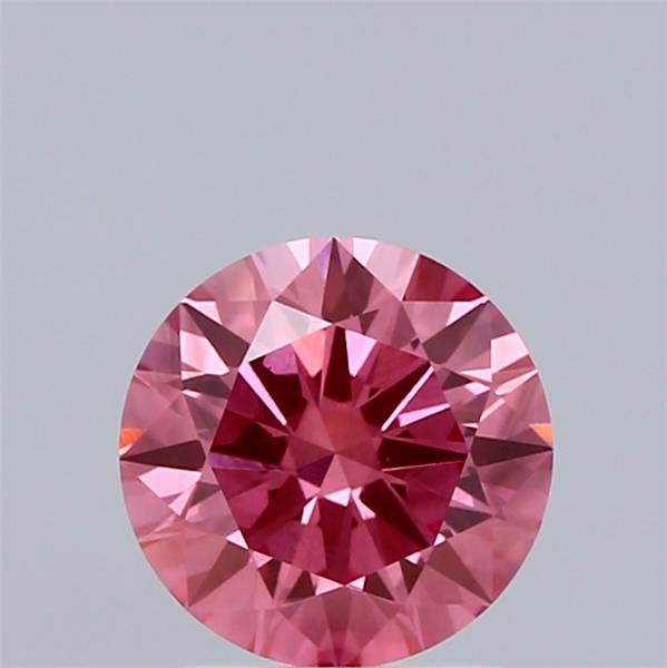 1.28 Ct. Fancy Vivid Pink Round Lab Grown Diamond