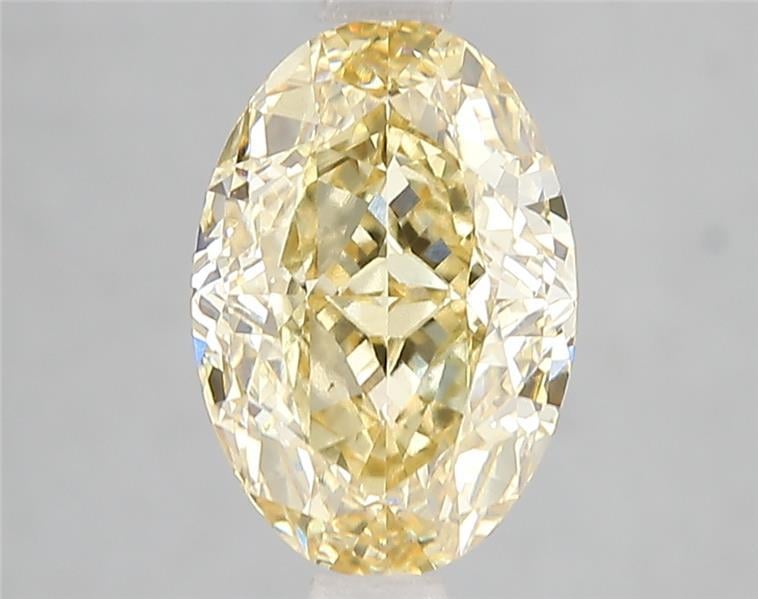3.05 Ct. Fancy Intense Yellow Oval Lab Grown Diamond