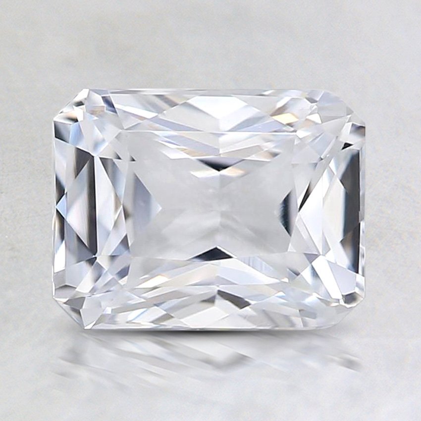 7.5x6mm Unheated White Radiant Sapphire