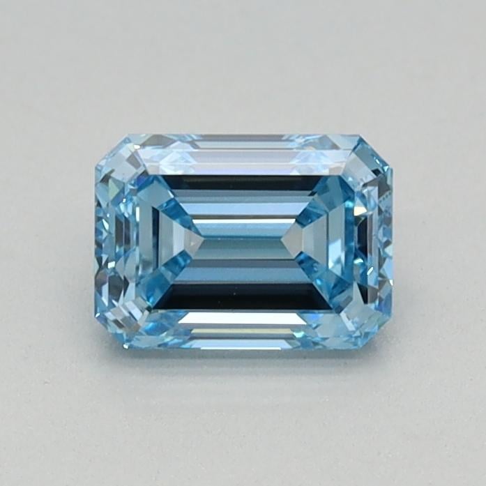 0.48 Ct. Fancy Intense Blue Emerald Lab Grown Diamond