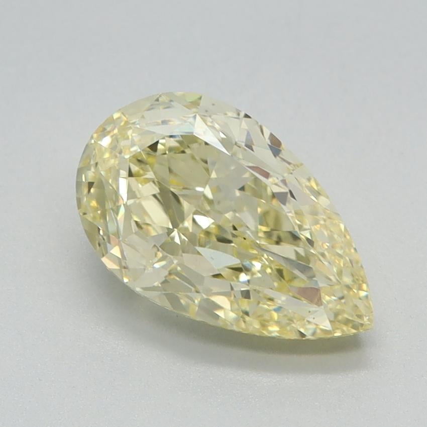 1.55 Ct. Fancy Intense Yellow Pear Lab Grown Diamond