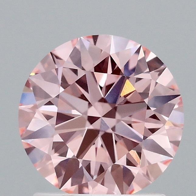 1.53 Ct. Fancy Intense Pink Round Lab Grown Diamond