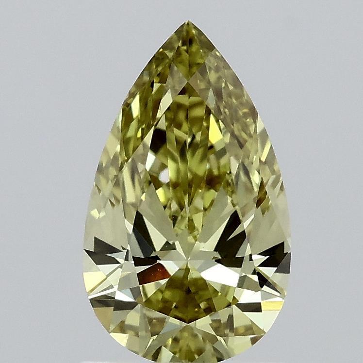 1.15 Ct. Fancy Intense Yellow Pear Lab Grown Diamond