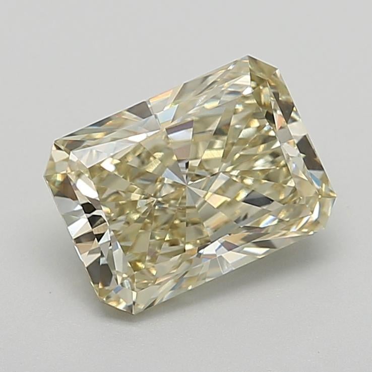 2.86 Ct. Fancy  Yellow Radiant Lab Grown Diamond