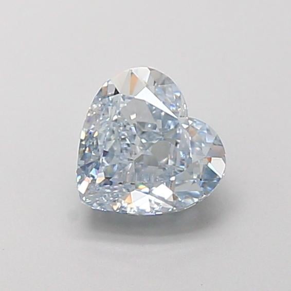 1.02 Ct. Fancy Intense  Blue Heart Lab Grown Diamond